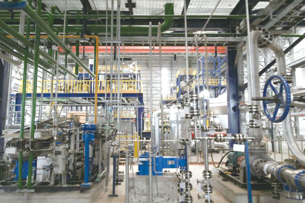 清華核能院國家重大專項高溫氣冷堆示范電站——主氦風(fēng)機(jī)試驗回路項目 該項目是我公司制造、安裝總承包項目，現(xiàn)已安裝完畢，氦檢密封試驗一次成功